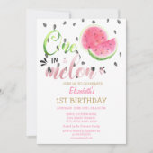 Invitation Un Melon Dans Les Pastèques 1er Anniversaire (Devant)