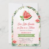 Invitation Un melon pour un premier anniversaire (Devant)