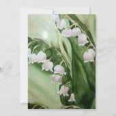 INVITATION UN MENSONGE ÉTONNANT DE L'INVITATION À LA FLEURS D (Dos)