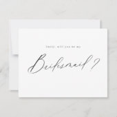 Invitation Un minimum moderne serait-ce que vous seriez mon s (Devant)