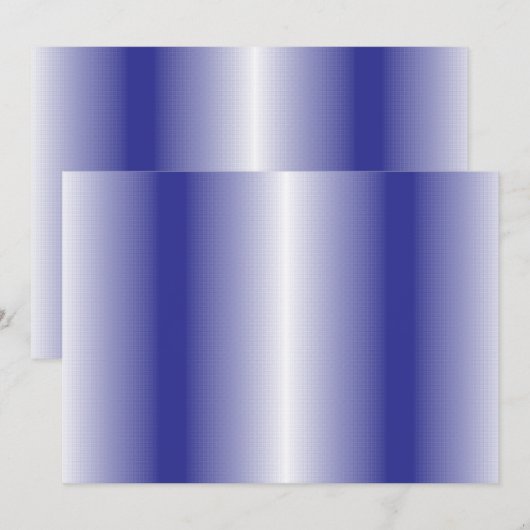 Invitation Un motif géométrique bleu complexe avec symétrie (Devant / Derrière)