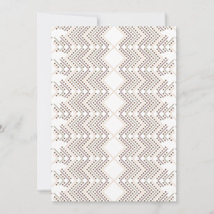 Invitation Un motif géométrique extensible aux formes diamant