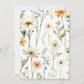 Invitation Un nouveau baby shower de chapitre (Dos)