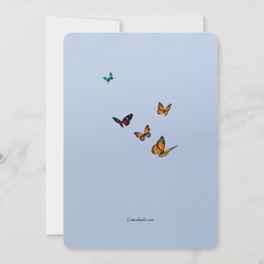 Invitation Un nouveau Baby shower de chapitre (Dos)