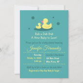 Invitation Un nouveau bébé à aimer Canard Baby shower Invitat (Devant)