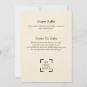 Invitation Un nouveau chapitre commence - Baby Shower (Dos)