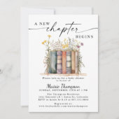 Invitation Un nouveau chapitre commence Baby Shower, Thème du (Devant)