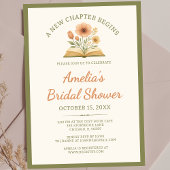 Invitation Un nouveau chapitre commence - Fête des mariées du