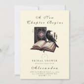 Invitation Un nouveau chapitre commence la douche de corbeau  (Devant)