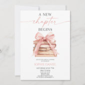 Invitation Un nouveau chapitre commence la Fête des mariées d (Devant)