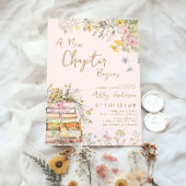 Invitation Un nouveau chapitre commence la Fête des mariées F