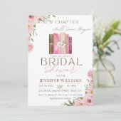 Invitation Un nouveau chapitre commence la Fête des mariées r (Debout devant)