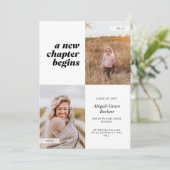 Invitation Un Nouveau Chapitre Commence La Graduation (Debout devant)