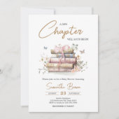 Invitation Un nouveau chapitre commence le Baby shower Storyb (Devant)