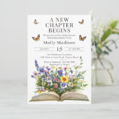 Invitation Un nouveau chapitre commence le Baby shower Storyb (Debout devant)