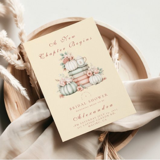 Invitation Un nouveau chapitre commence les livres bleus de l