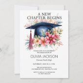 Invitation Un nouveau chapitre commence l'invitation de la fê (Devant)