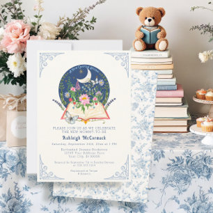 Invitation Un nouveau chapitre commence livre avec la lune pa