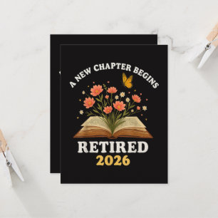 Invitation Un nouveau chapitre commence Retraité 2026