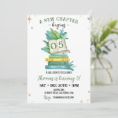 Invitation Un nouveau chapitre commence Storybook Anniversair (Debout devant)