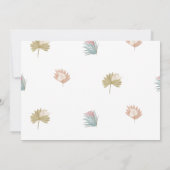 Invitation Un nouveau chapitre commence - Style Boho (Dos)