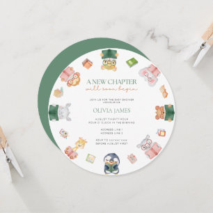 Invitation Un nouveau chapitre commencera bientôt à être baby