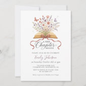 Invitation Un nouveau chapitre Fleur sauvage Baby shower Invi (Devant)