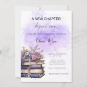 Invitation Un nouveau chapitre va bientôt commencer – Élégant (Devant)