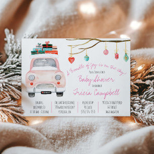 Invitation Un paquet de joie est en route ! Fête de naissanc