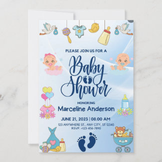 Invitation Un paquet de joie est en route ! Vous êtes invité"