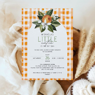 Invitation Un petit amour arrive Bébé Citron Shower de bébé