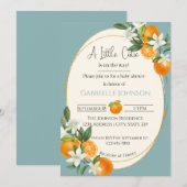 Invitation Un petit amour arrive garçon Baby Shower (Devant / Derrière)