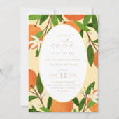 Invitation Un petit amour | Baby Shower jaune neutre moderne (Devant)