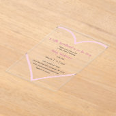 Invitation Un Petit Amour en Route (Poser)