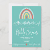 Invitation Un Petit Amoureux est en route ! Baby shower dans (Devant)