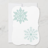 Invitation Un Petit Ange De Neige (Dos)