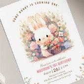 Invitation Un petit anniversaire de lapin