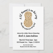 Invitation Un petit arachide mignon et fantaisiste pour une b (Devant)