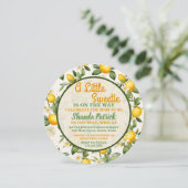 Invitation Un Petit Baby shower À Thème Citron Sucré (Debout devant)