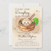 Invitation Un Petit Baby shower À Thème Kwai Doux (Devant)