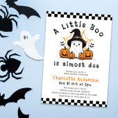 Invitation Un petit Baby shower Boo Halloween
