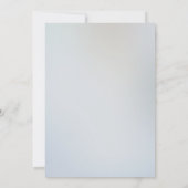 Invitation Un Petit Baby shower Bunny (Dos)