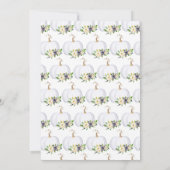 Invitation Un Petit Baby shower Citrouille (Dos)
