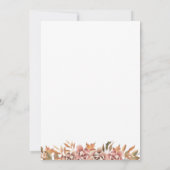 Invitation Un Petit Baby shower Citrouille (Dos)