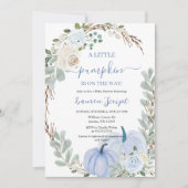 Invitation Un petit Baby shower citrouille (Devant)