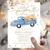 Invitation Un Petit Baby shower Citrouille