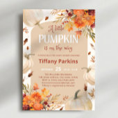 Invitation Un Petit Baby shower Citrouille