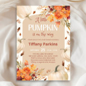 Invitation Un Petit Baby shower Citrouille