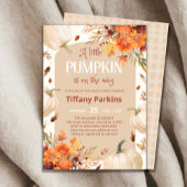 Invitation Un Petit Baby shower Citrouille