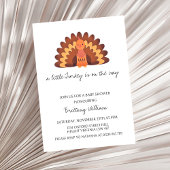 Invitation Un petit Baby shower d'action de grâces en Turquie